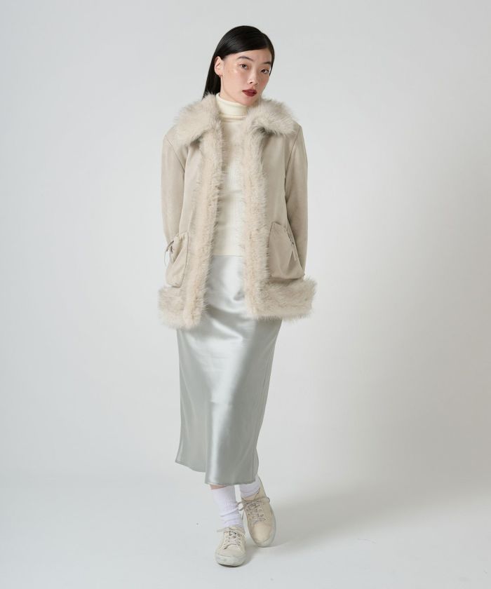 フェイクファー Aラインコート | shion | TINA：JOJUN | ルミネエスト新宿 | TINA：JOJUN（ティーナ：ジョジュン）  Staff Snap