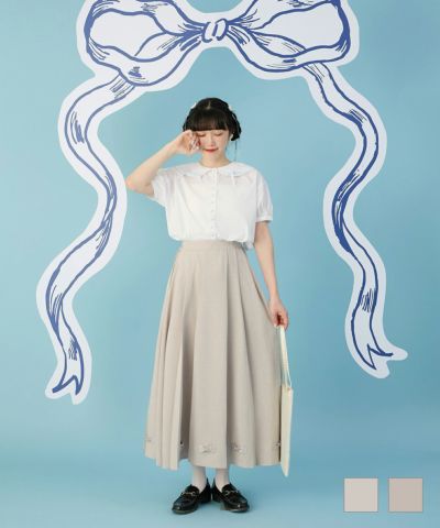 ROCHASPremiere ロシャス レリアン 花柄 プリーツスカート 美品