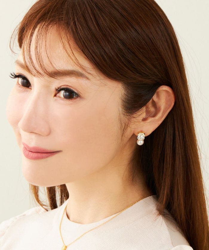 レクタングル ピアス イヤリング Rectangle Pierce Earring