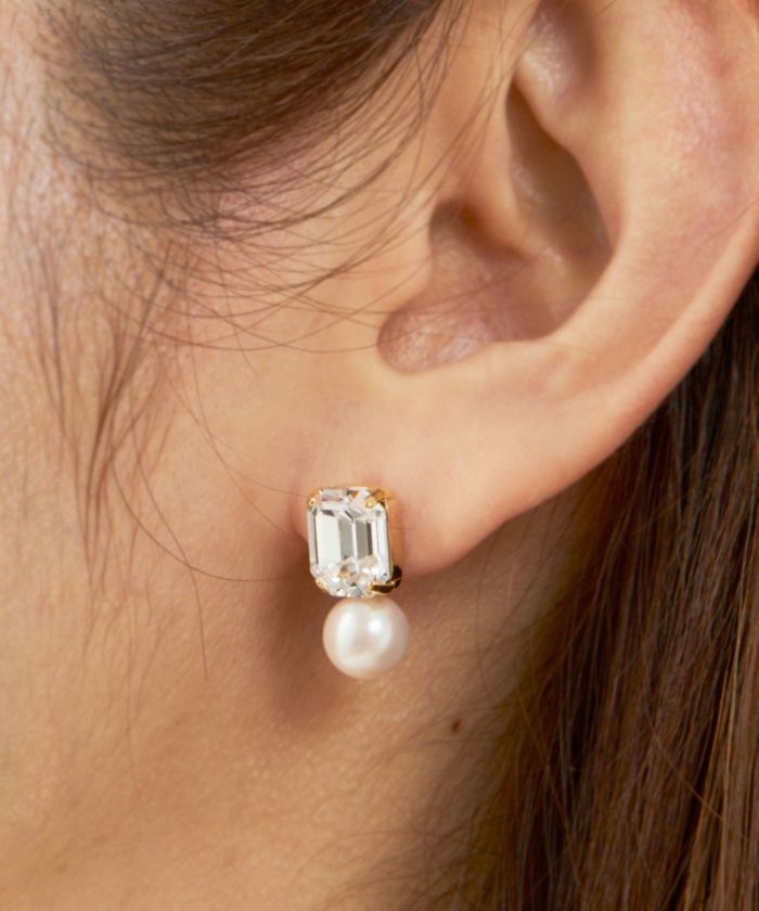 レクタングル ピアス イヤリング Rectangle Pierce Earring