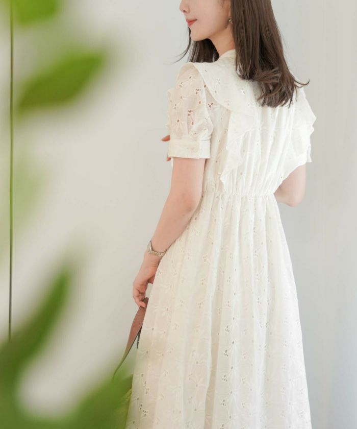 8さま専用 CHOCOCHIP COOKIE 花柄フリルワンピース 半袖 CHOCOCHIP