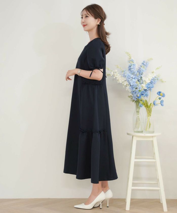 リラックス イージー ワンピース le reve vaniller 全4色 ｜lvn331