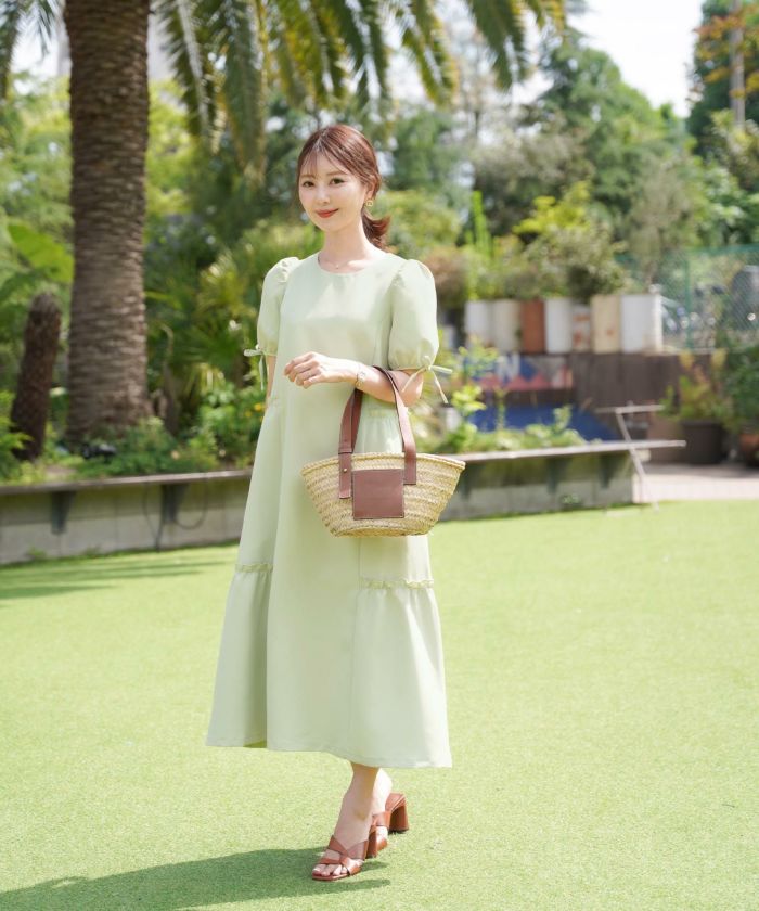 美品★ルレーヴヴァニレ　リラックス イージー ワンピース　M ピンク　体型カバー リラックス イージー ワンピース le reve vaniller 全4色