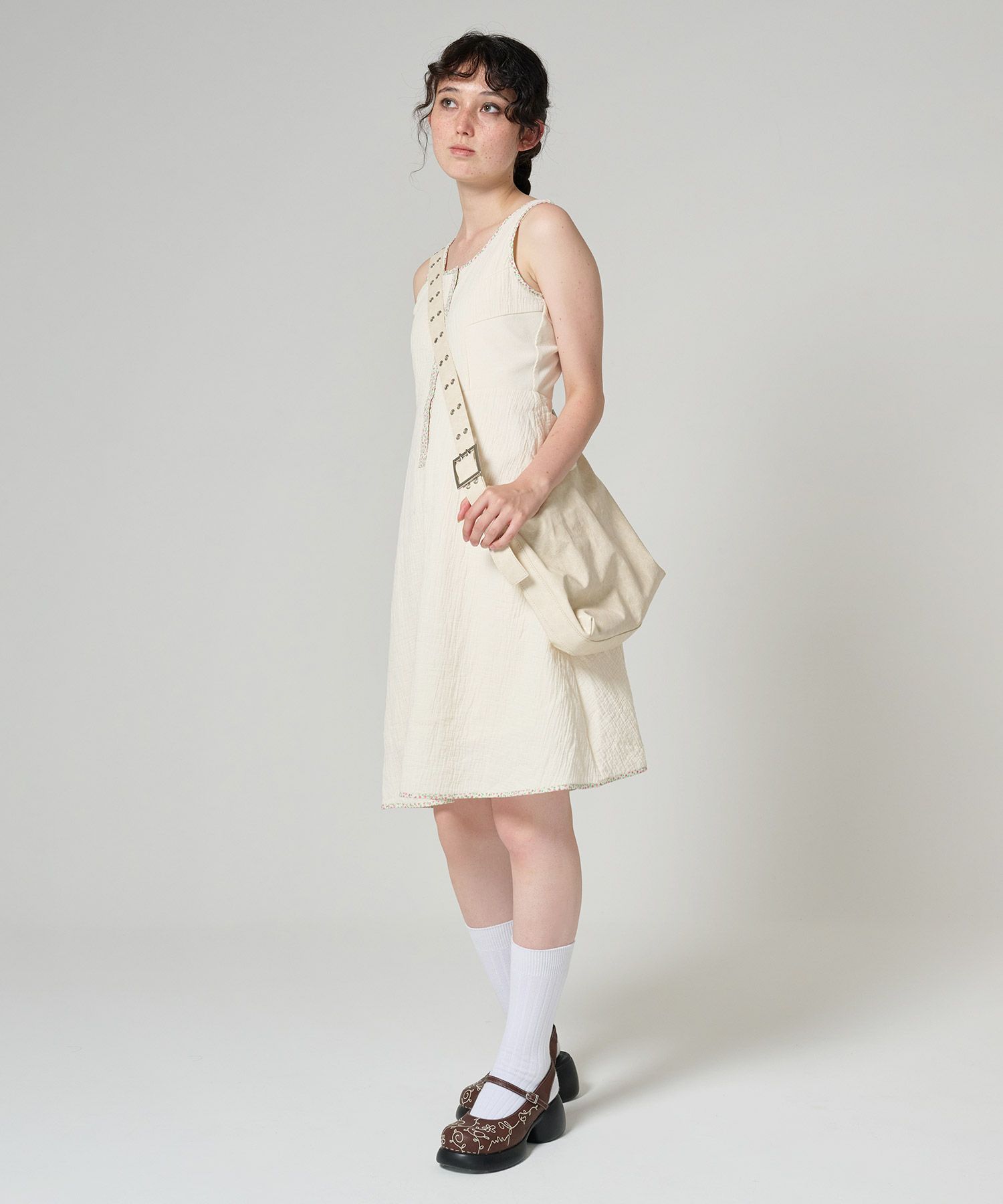 ワンピース/ノースリーブ/花柄