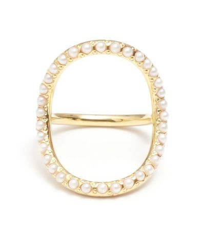 淡水パール ボリューム リング Freshwater Pearl Volume Ring