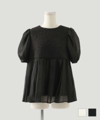 tibi - tibi ティビ ブラウス 0(XS位) 紺 【古着】【中古】の