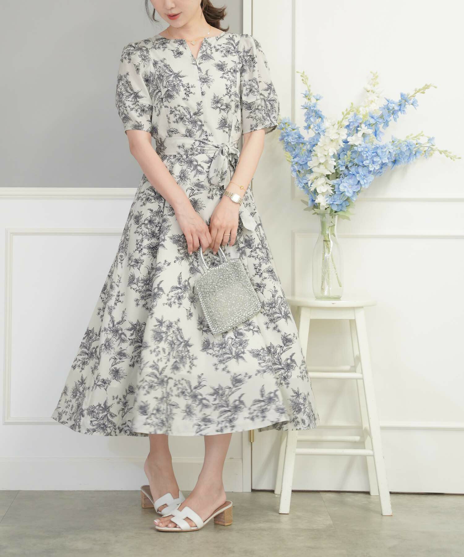 フロントファスナー アソートパターン ワンピース le reve vaniller 全  