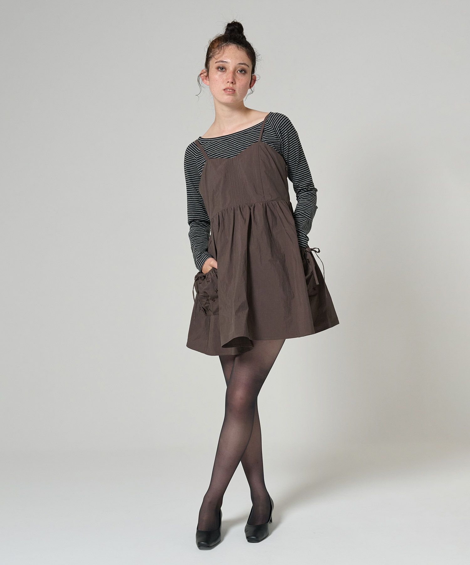 トップス/ボーダー/ボートネック/カットソー/長袖