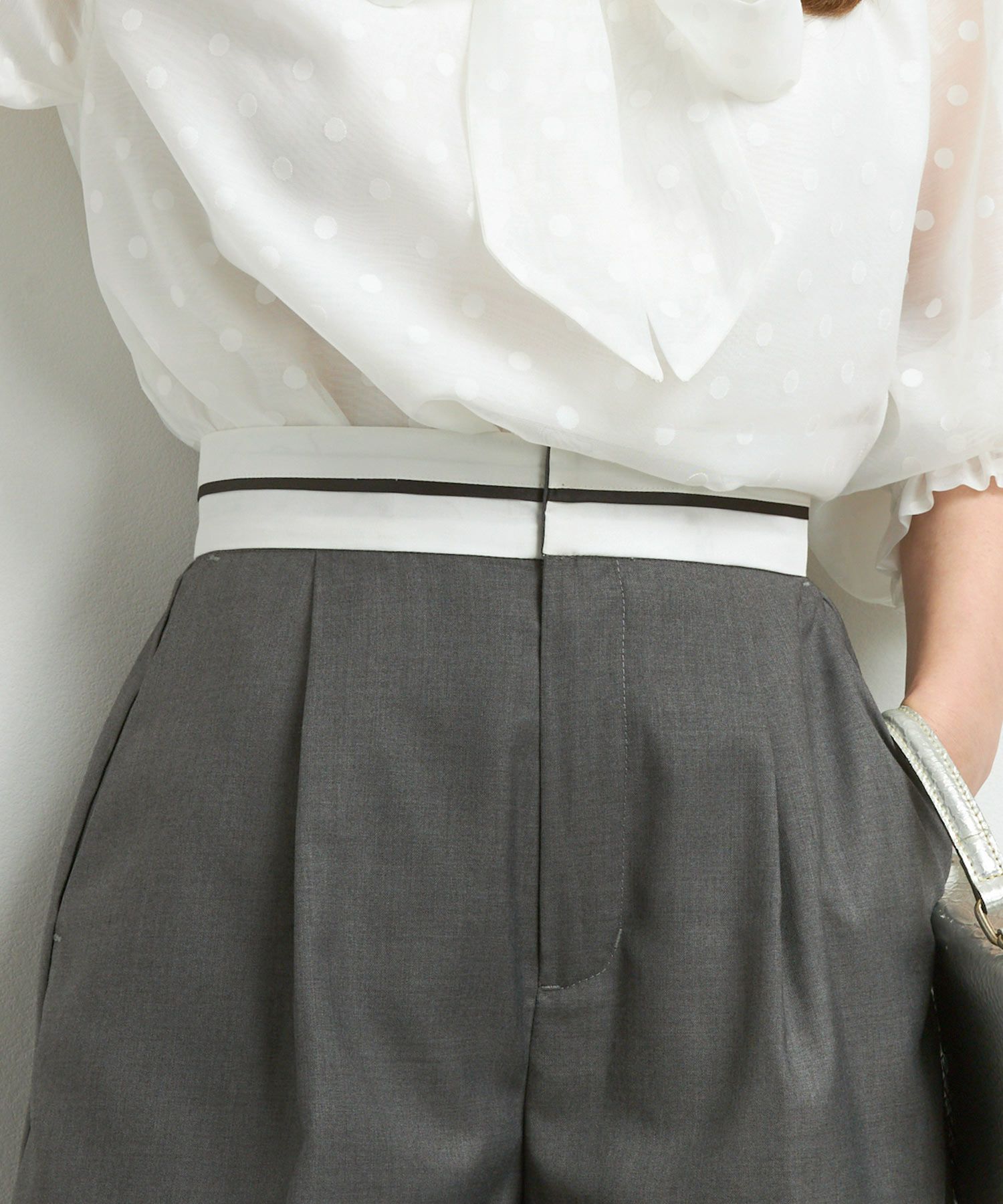 手洗い可ワイドパンツレディースきれいめ黒ウエストゴムエレガントおしゃれ大人テロテロジョイントスペース