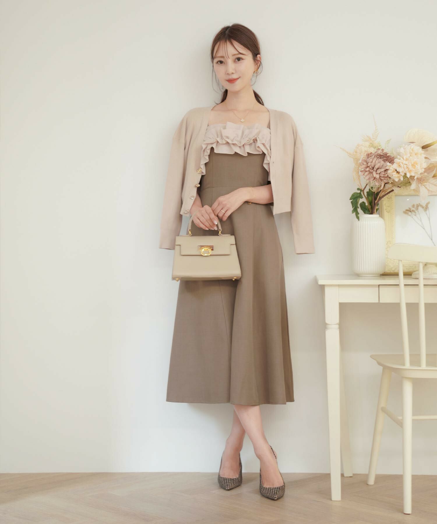 Fibril CU キャミワンピース プラージュ（SLOW/一部店舗限定】キュプラ  