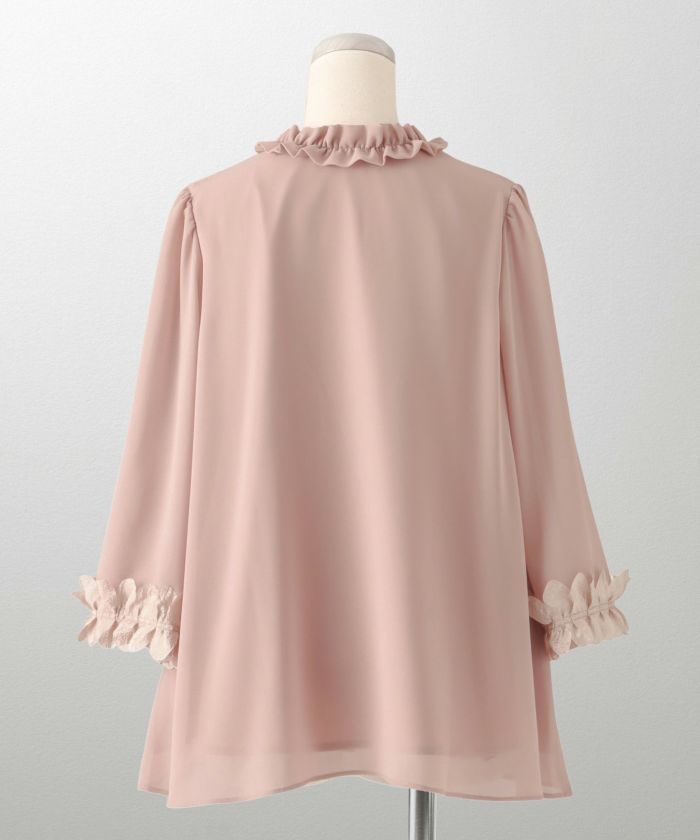 GW-SALE ホイップスリーブ リボン ブラウス HUIT 全3色|hit831 GW-SALE ホイップスリーブ リボン ブラウス HUIT 全3色|hit831