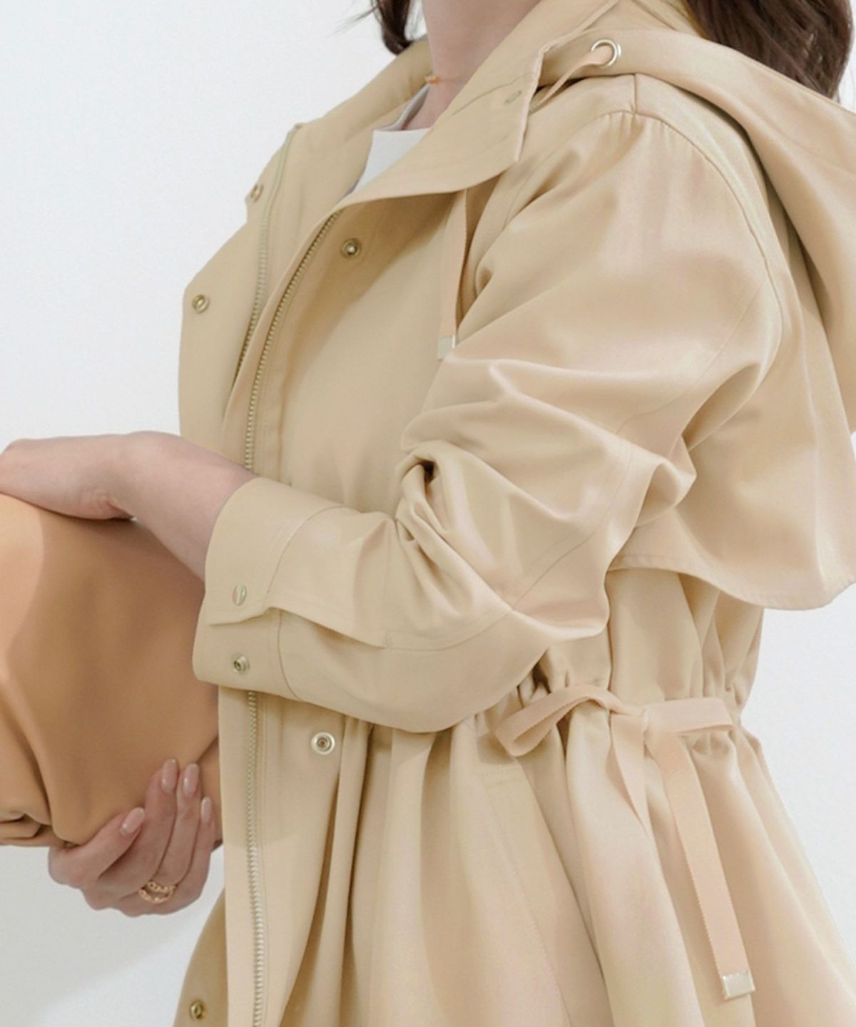 アウタージャケット羽織り秋春黒大人かわいいオフィスきれいめレディースおすすめ長袖ジョイントスペース