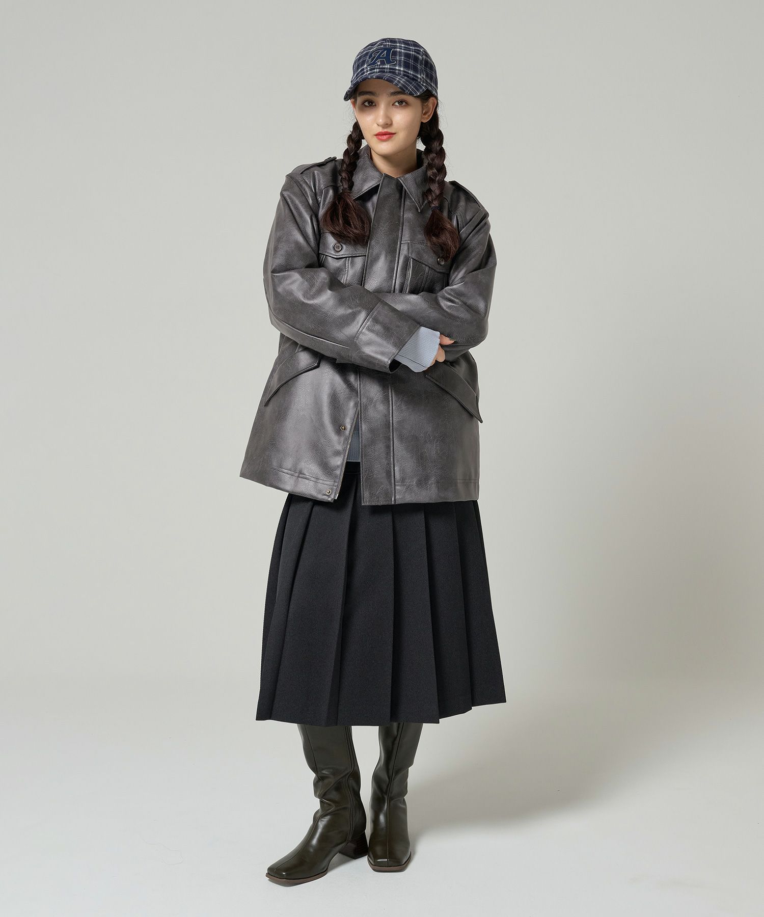 アウター/コート/フェイクレザー