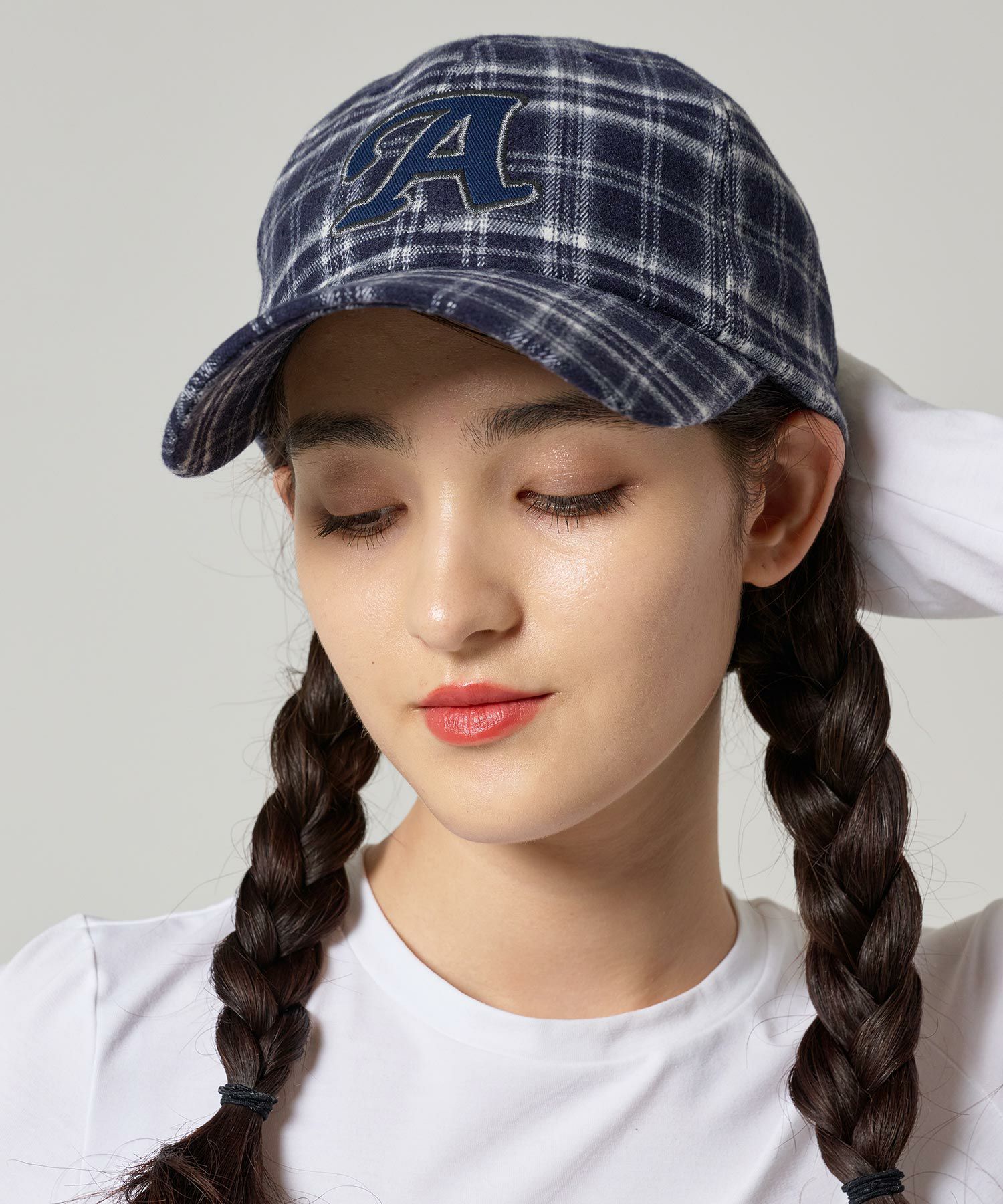 キャップ/チェック/アルファベッド