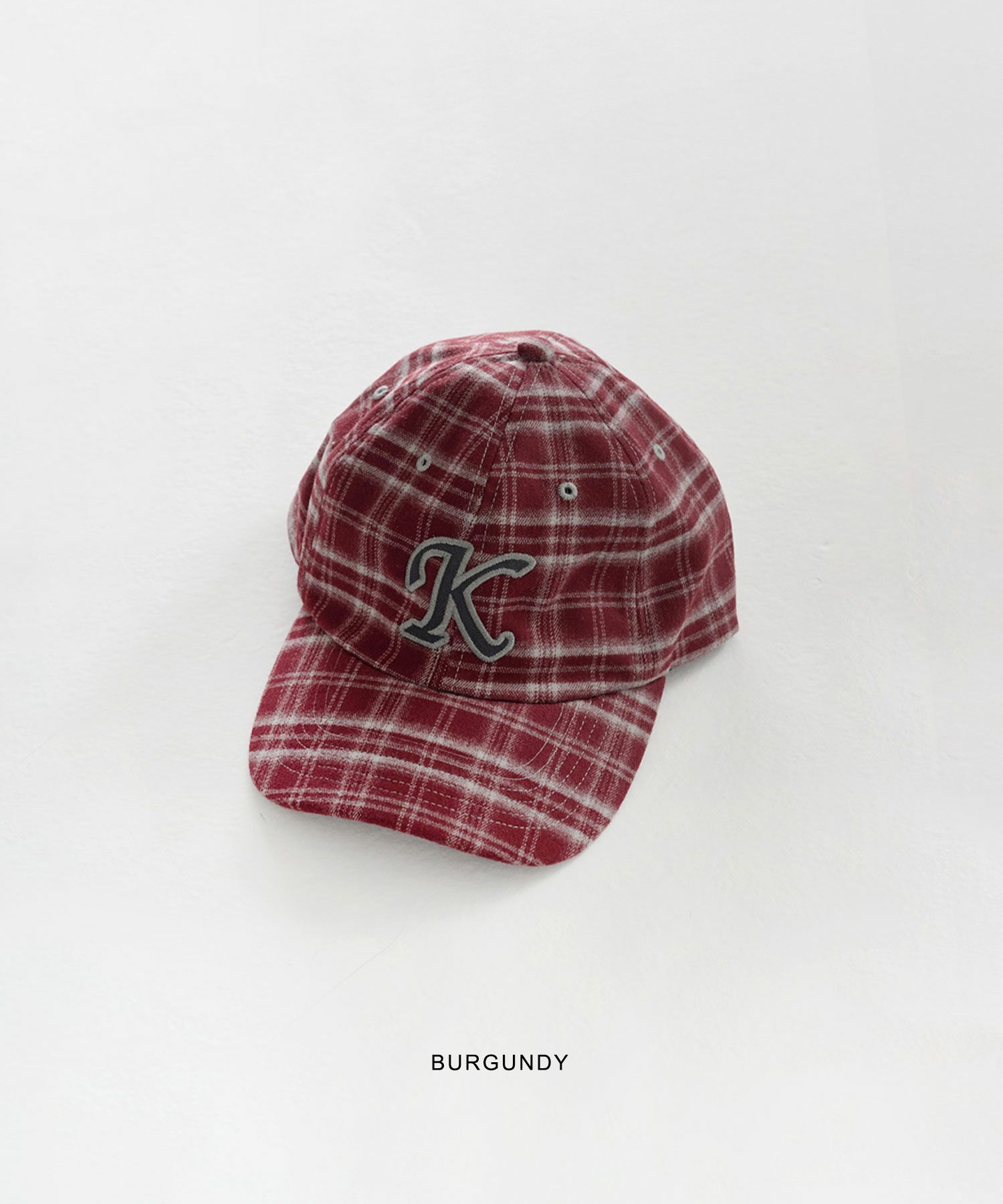 キャップ/チェック/アルファベッド