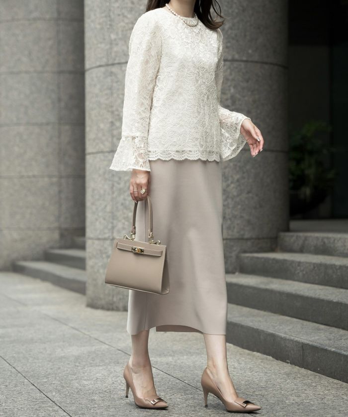 GW-SALE ベルスリーブ レース ブラウス HUIT 全2色|hit831-0130 GW-SALE ベルスリーブ レース ブラウス HUIT 全2色|hit831-0130
