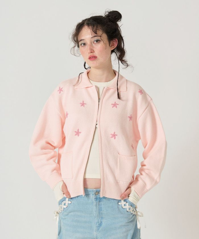 ニット/ニットジャケット/ライトアウター/カーディガン