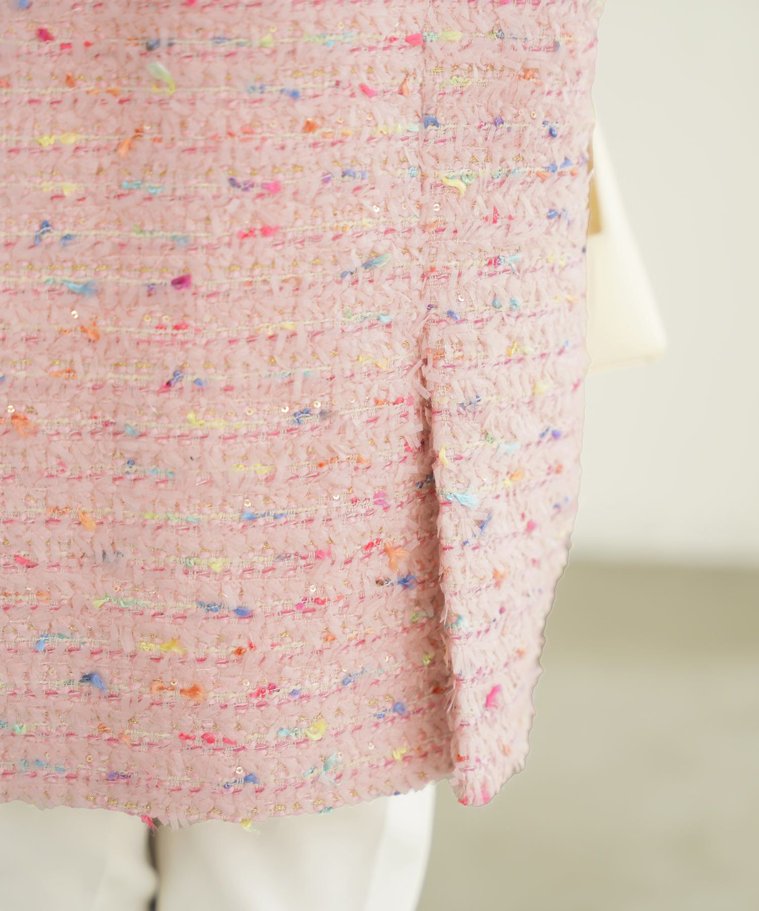 アウター コート レディース トップス かわいい 大人 きれいめ オフィス 入卒園 ピンク 柄 おしゃれ ジョイントスペース