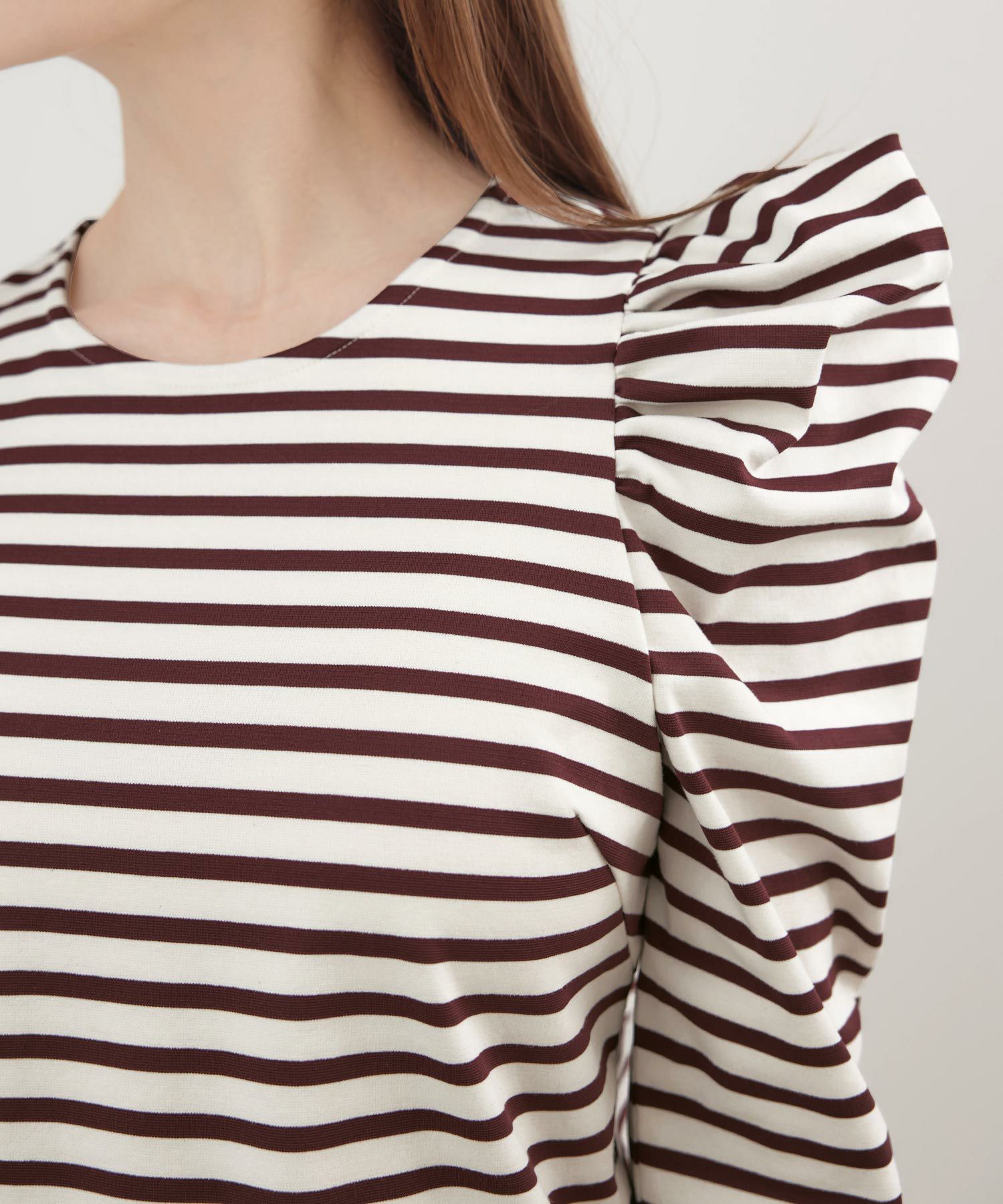 新色追加手洗い可トップスレディースオフィスかわいい大人きれいめ白黒ボーダーおすすめ人気ジョイントスペース