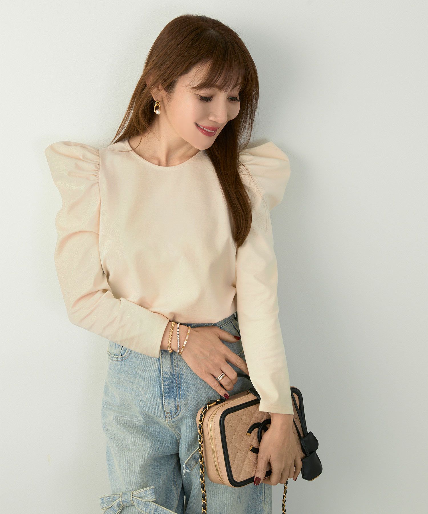 新色追加 手洗い可 トップス レディース オフィス かわいい 大人 きれいめ 白黒 ボーダー おすすめ 人気 ジョイントスペース