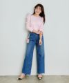 手洗い可 トップス レディース オフィス かわいい 大人 きれいめ 白黒 ボーダー おすすめ 人気 ジョイントスペース
