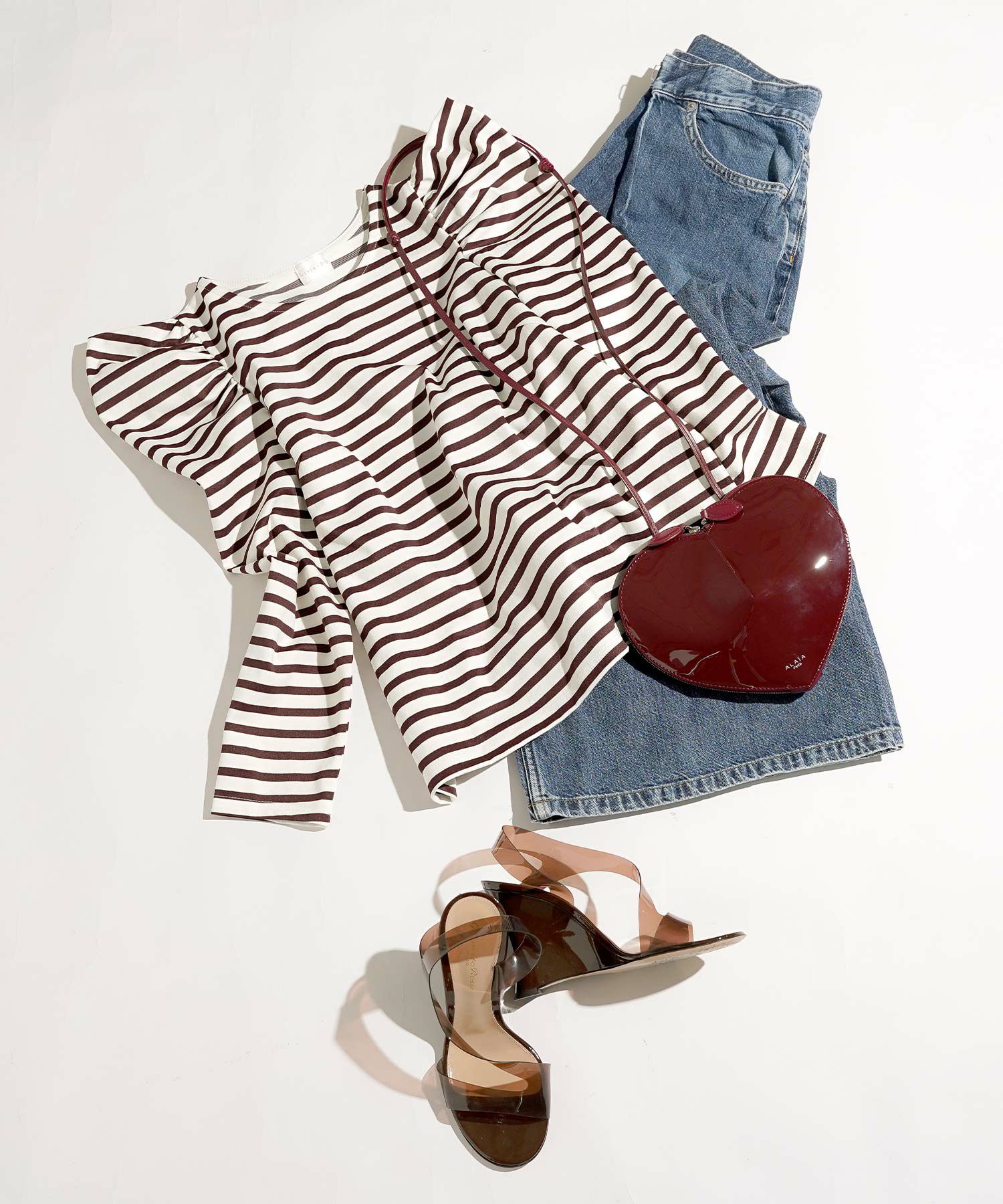 新色追加 手洗い可 トップス レディース オフィス かわいい 大人 きれいめ 白黒 ボーダー おすすめ 人気 ジョイントスペース