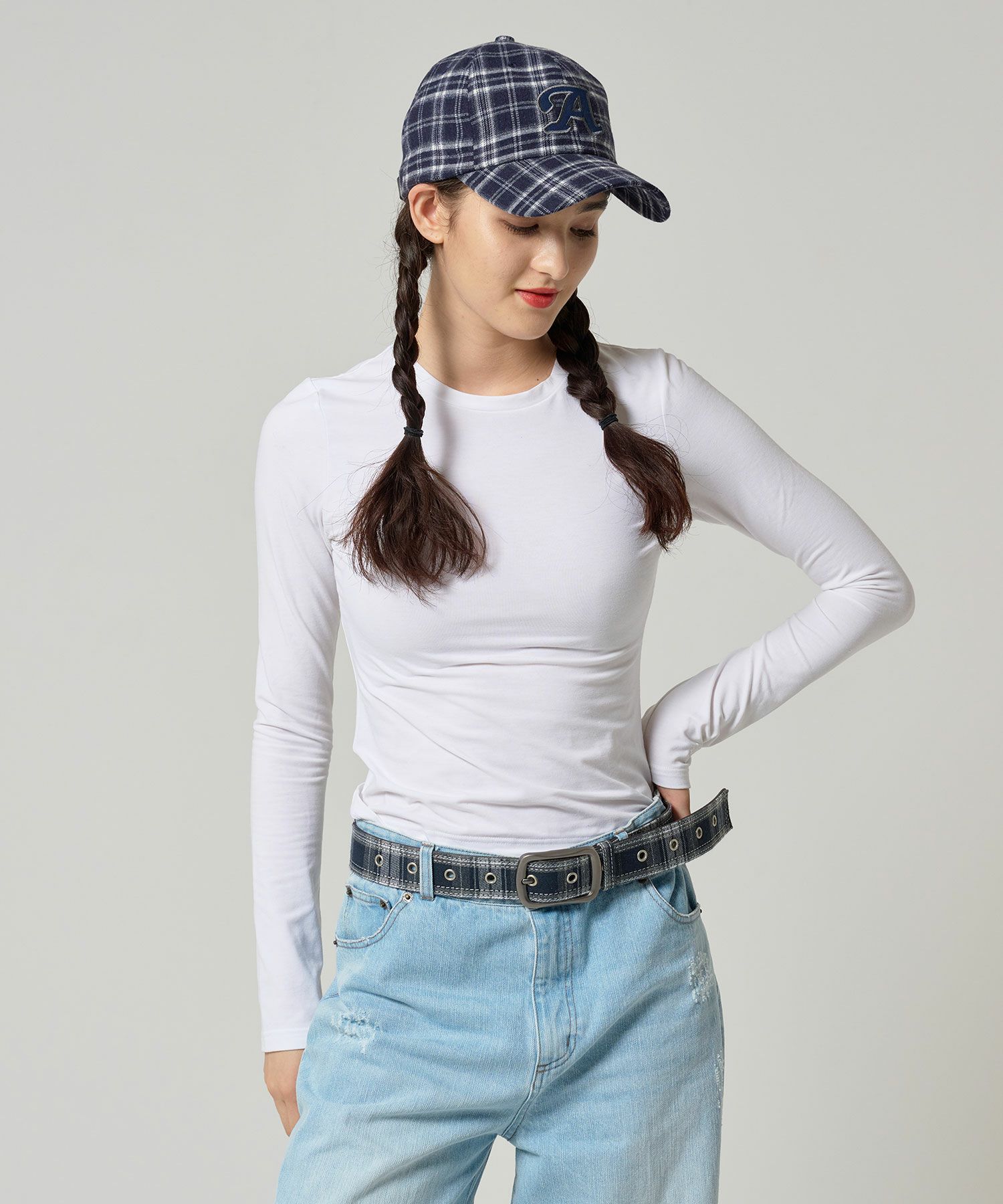 ベルト/グッズ/チェック柄/ユニセックス