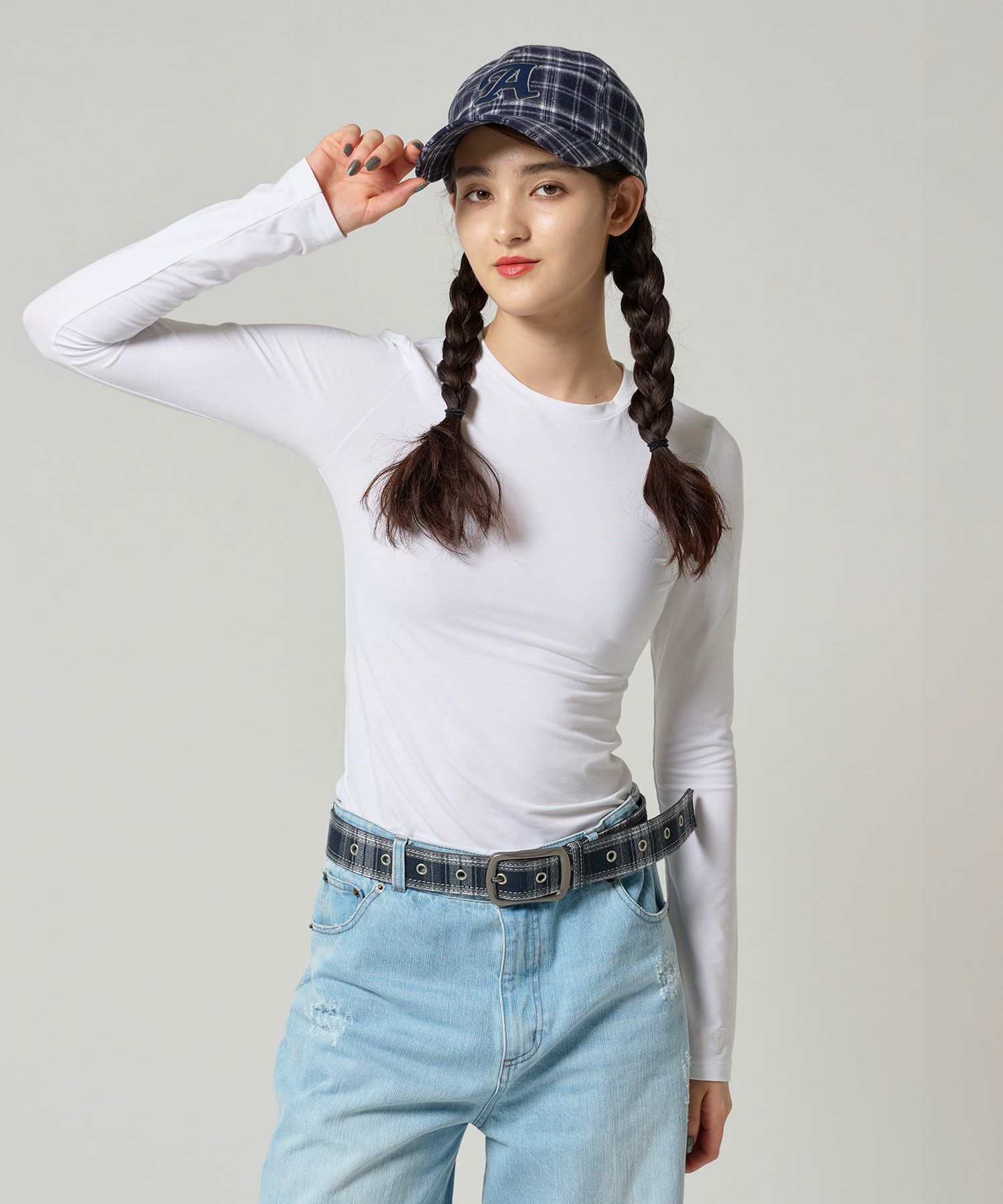 ベルト/グッズ/チェック柄/ユニセックス