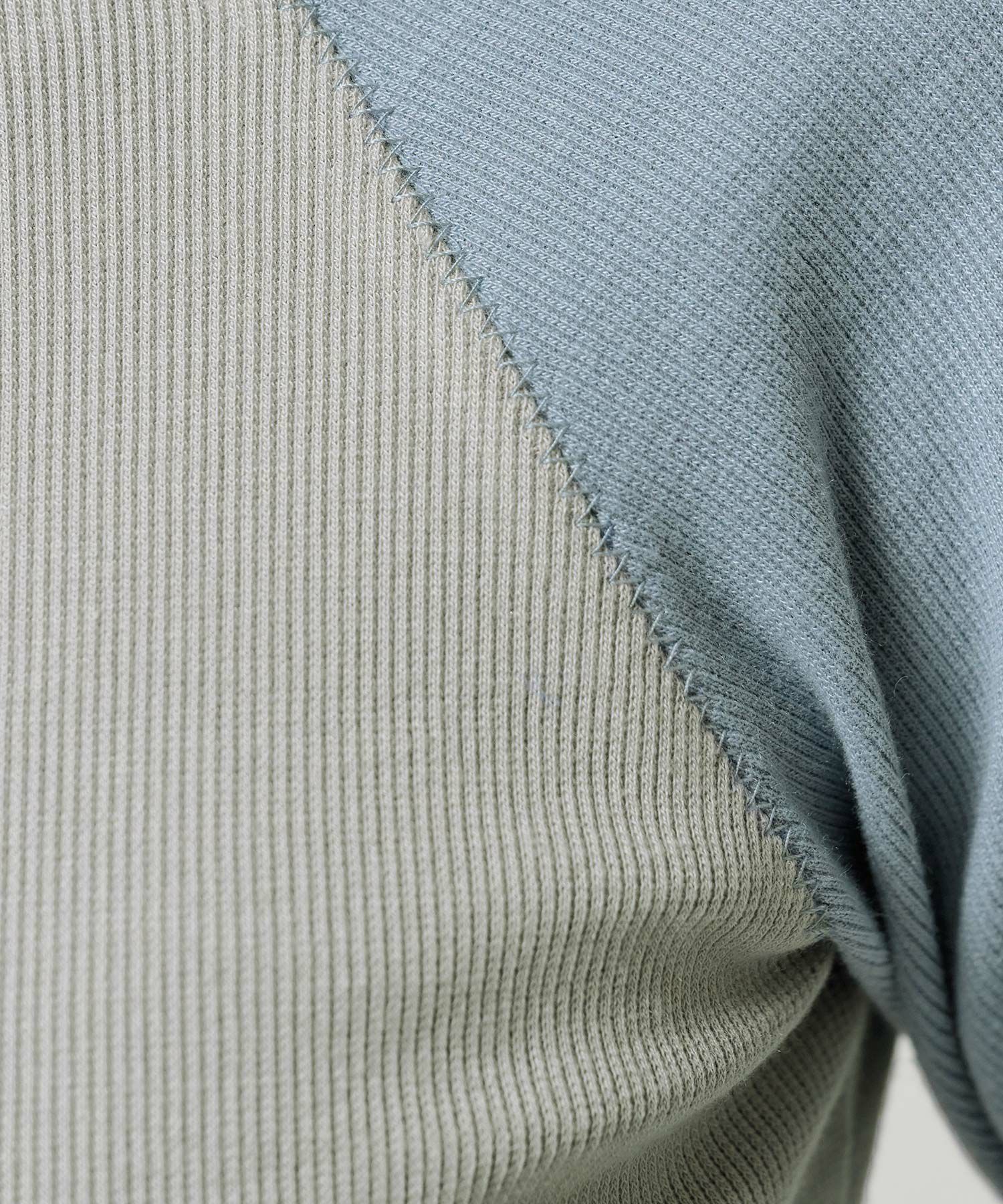 トップス/リブ/ラグラン/コンパクト