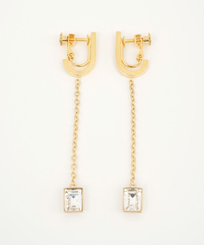 クリスタル スウィング ピアス イヤリング Crystal Swing Pierce Earring