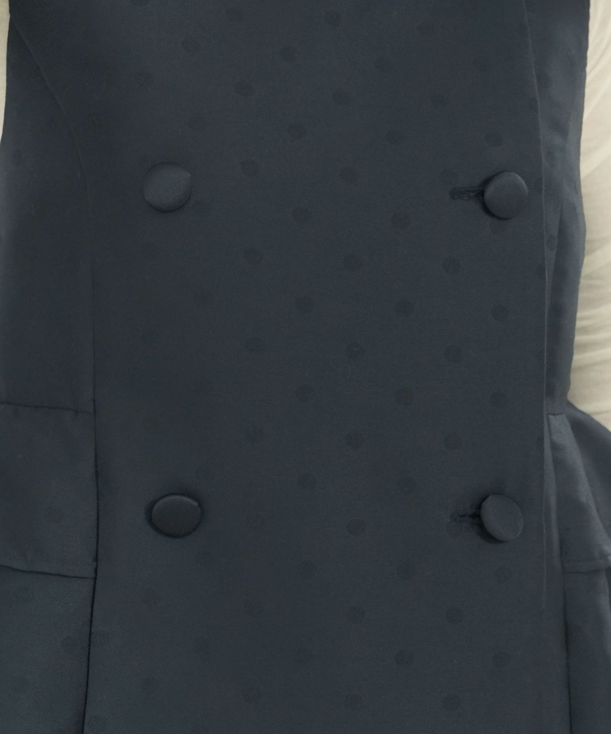 手洗い可 トップス レディース ジレ コーディネート ベスト かわいい オフィス きれいめ 春秋 黒 ジョイントスペース