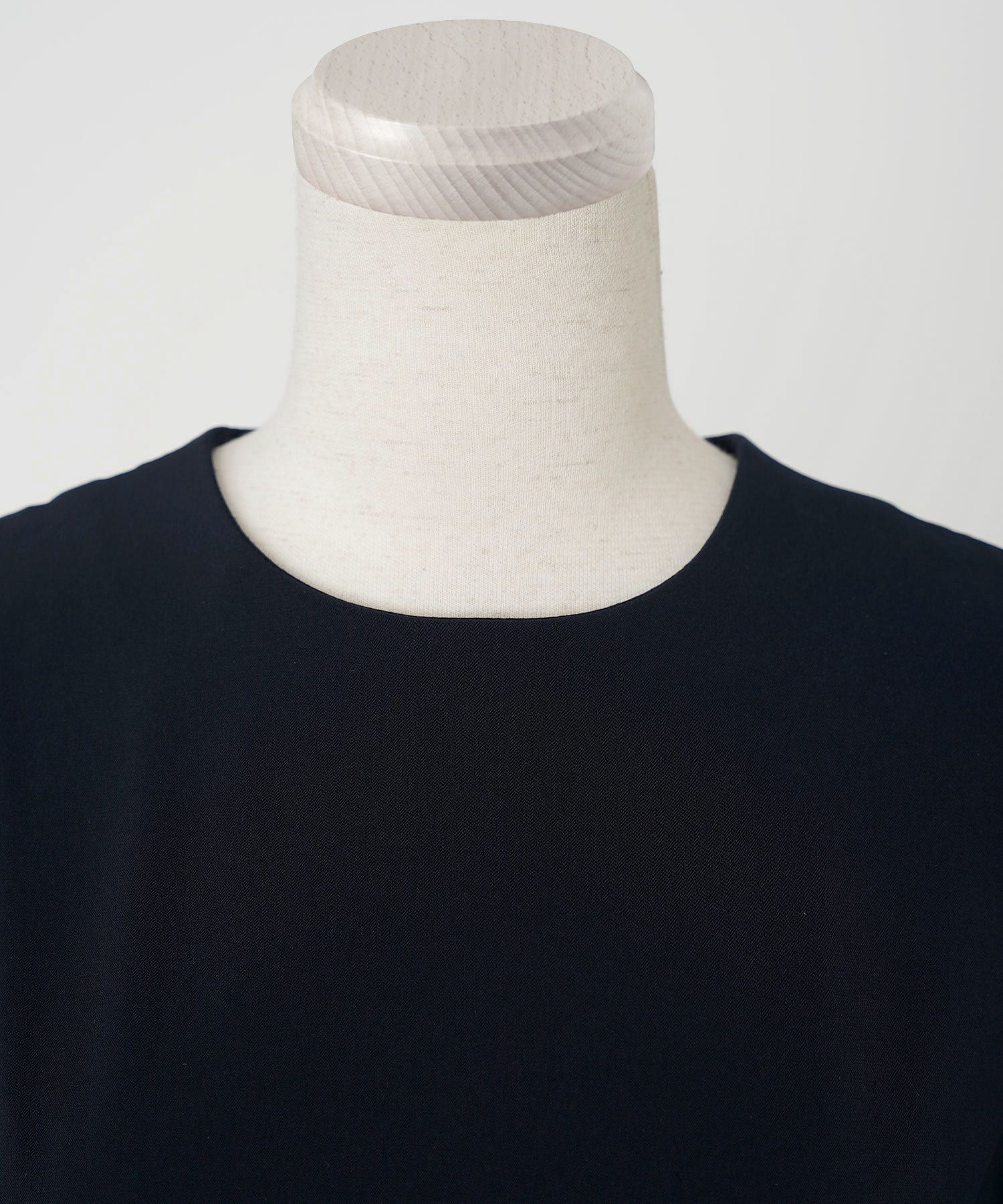 リバーシブル レース 無地 セットアップ/アイボリー/ネイビー/S/M