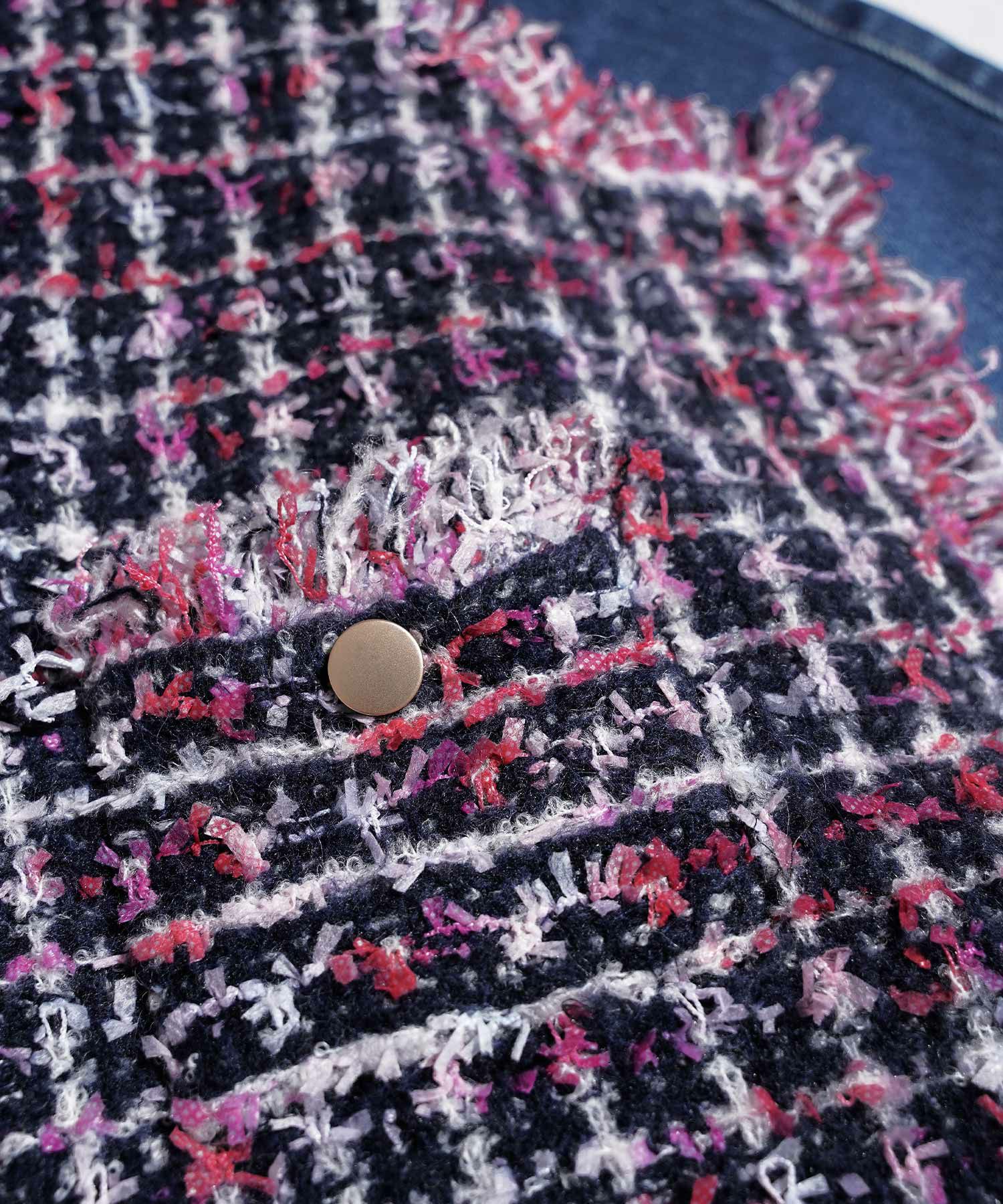 手洗い可 ニット カーディガン レディース 秋冬 ショート丈 オフィス 青 色 厚手 おしゃれ 洗濯 ジョイントスペース