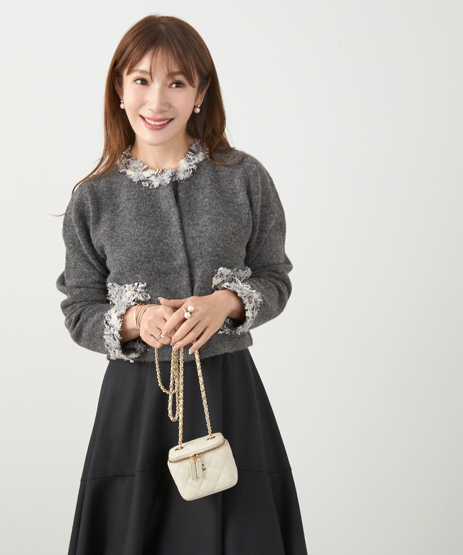 手洗い可 ニット カーディガン 秋春冬 可愛い 長袖 色 オフィス きれいめ 大人 ふわふわ ジョイントスペース