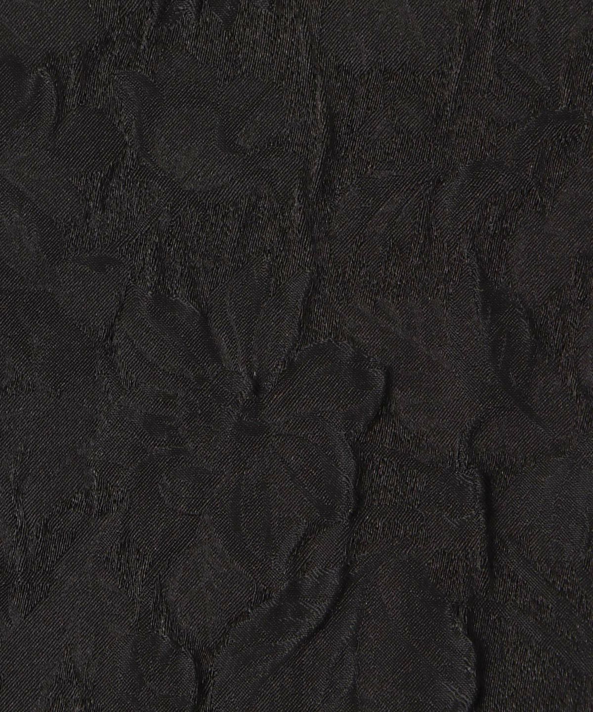 花柄 ティアード フリル エレガント 低身長/ピンクベージュ/アイスブルー/ブラック/S/M