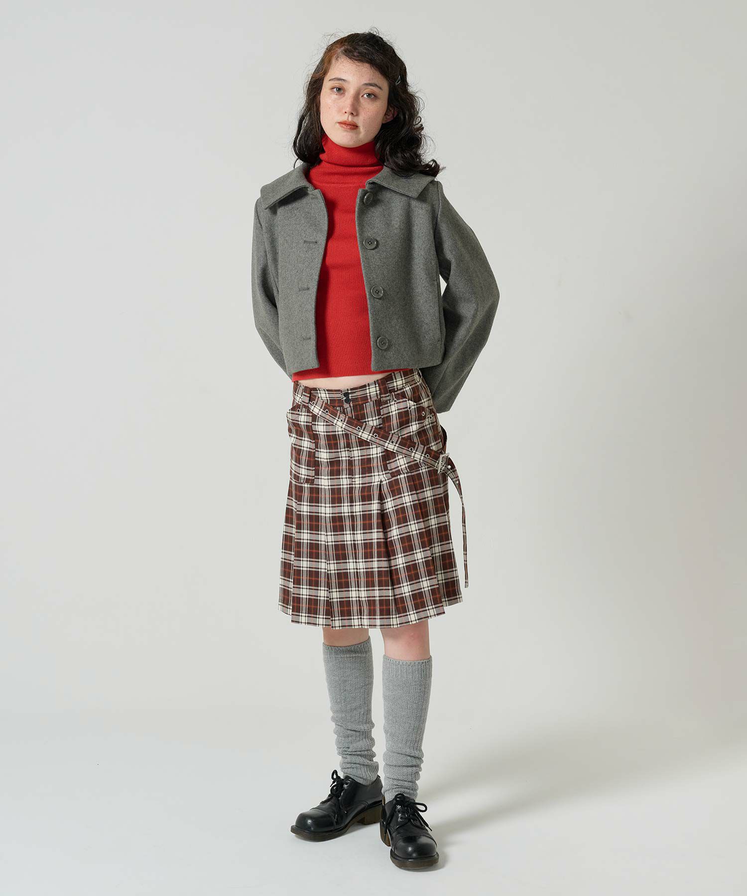 アウター/コート/ウール入り/ショートコート