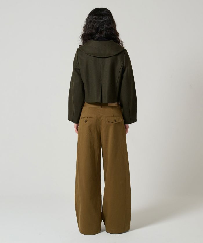 u♡。cygne ビックカラーショートコート ビッグカラーショートコート[品番：AMTW0009714]｜JUNOAH