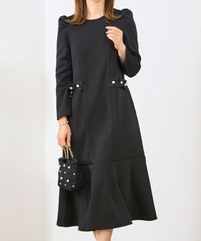 ベルちゃん⭐︎marvel 完売商品 ツイードワンピース バレッタ付き ベルちゃん⭐︎marvel 完売商品 ツイードワンピース バレッタ