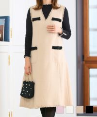 ツイードジャンパースカートPrimaScherrer全3色｜psc341-0885【1】