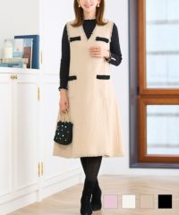 ツイードジャンパースカートPrimaScherrer全3色｜psc341-0885【1】