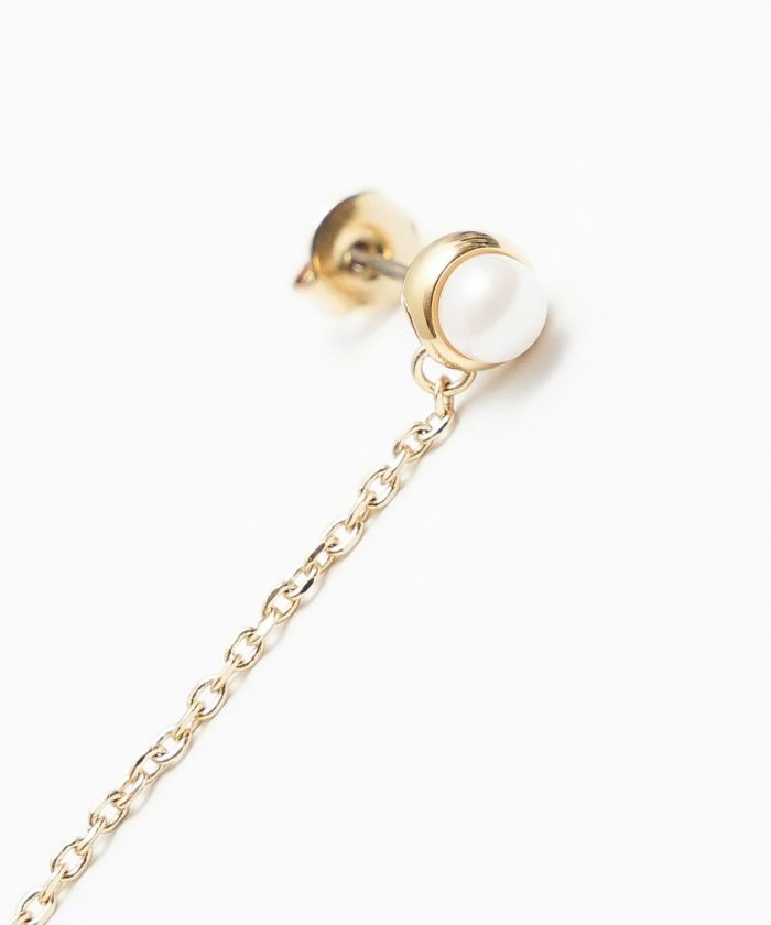 ライン クリスタル ピアス イヤリング Line Crystal Pierce Earring