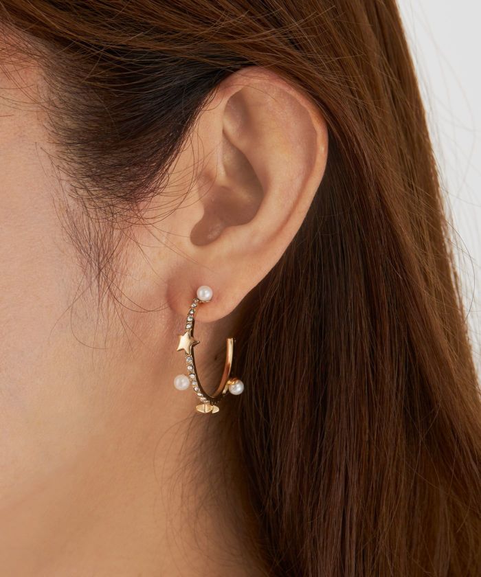 ナイト サークル ピアス イヤリング Night Circle Pierce Earring