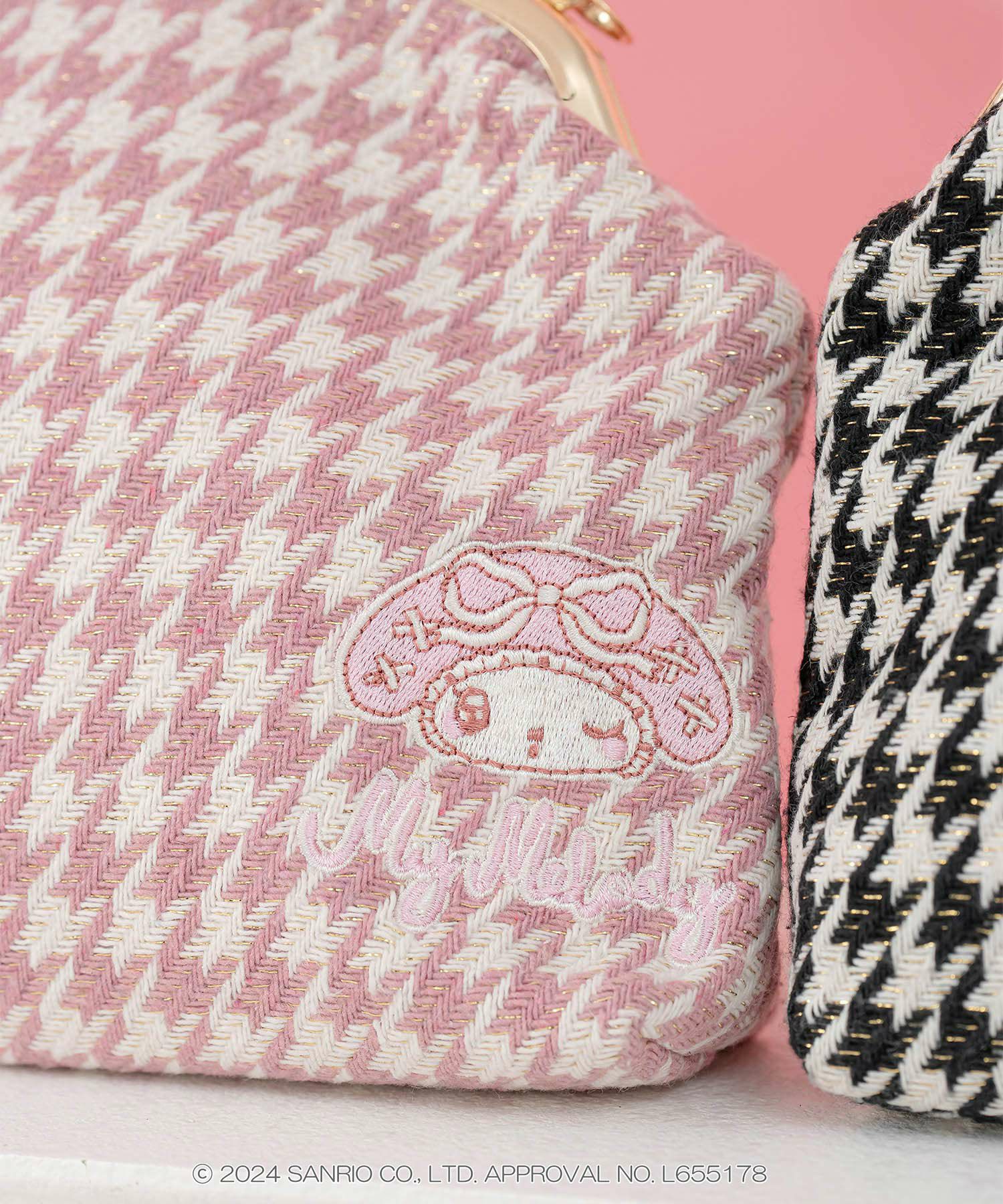 サンリオ マイメロディ クロミ チャーム 千鳥格子 ツイード/マイメロディ/クロミ/M