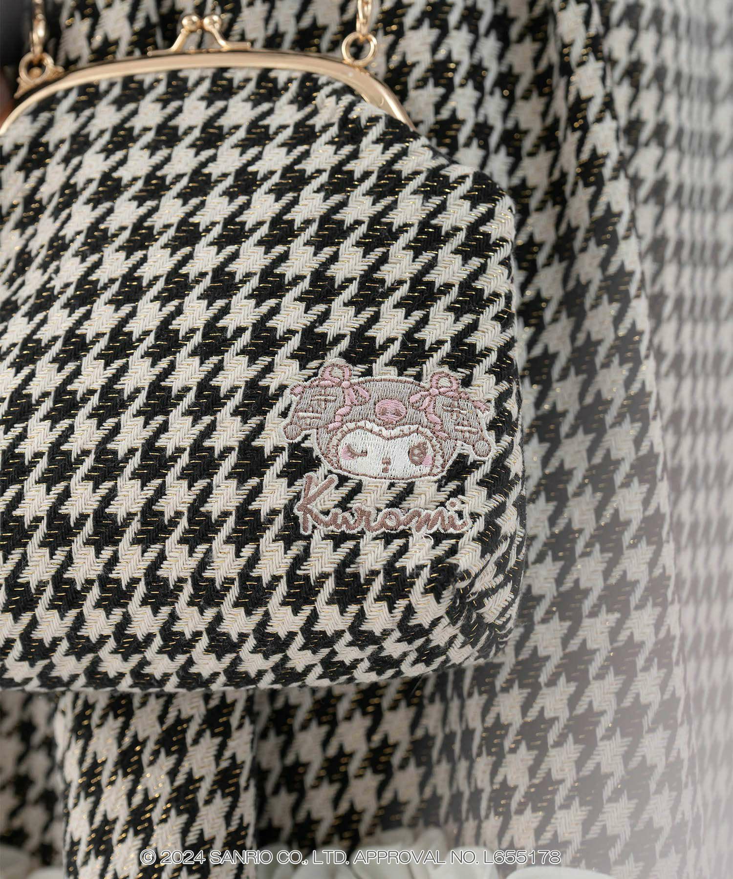 サンリオ マイメロディ クロミ チャーム 千鳥格子 ツイード/マイメロディ/クロミ/M