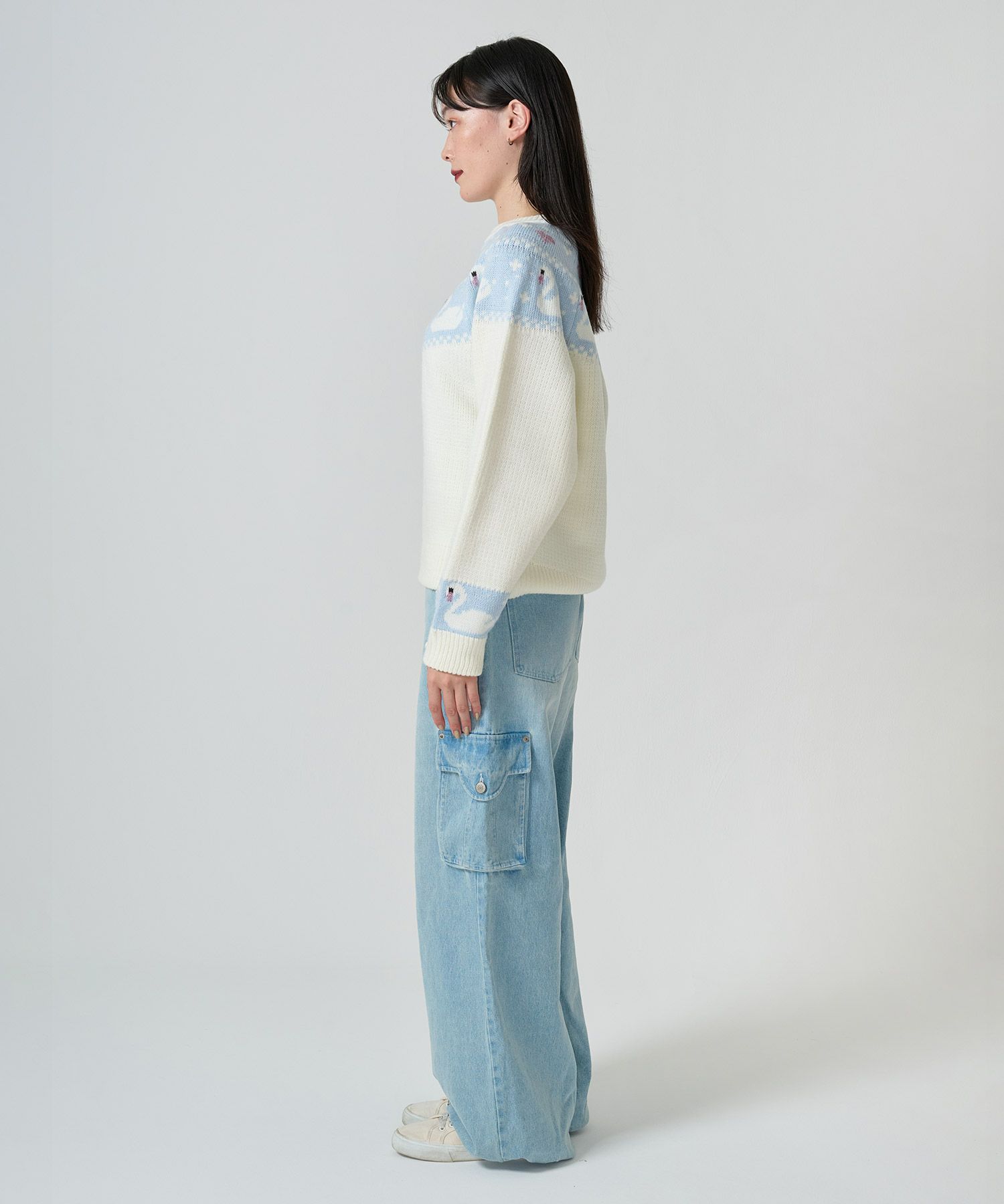 ニット/ノルディック/アニマル柄