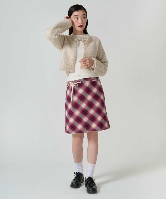 エンブレム入り ロングスリーブカットソー TINA：JOJUN 全4色