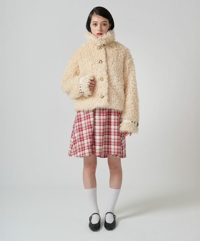 TINA：JOJUN（ティーナジョジュン）の「ショート丈 フェイクファーコート TINA：JOJUN（その他アウター）」 - WEAR