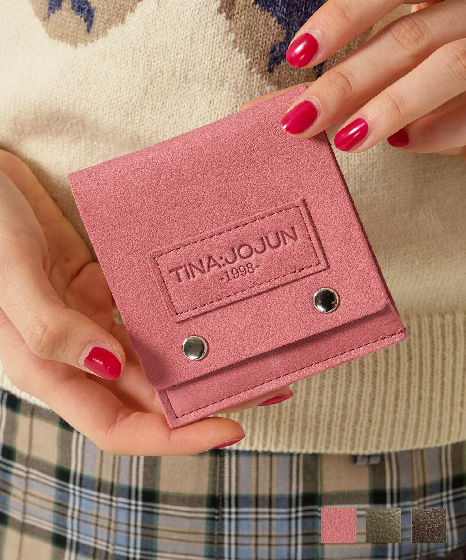 MADE IN JAPAN 本革 ミニウォレット TINA：JOJUN 全2色｜tnj947-0961 