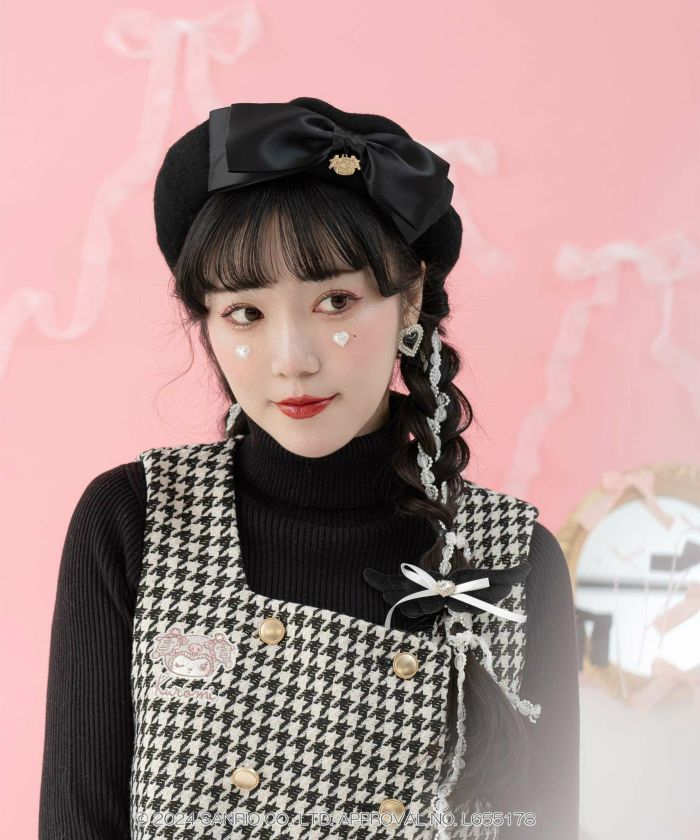 こと　loin. ロワン　バッグ&レザーベレー帽　ほぼ未使用 こと loin. ロワン バッグ&レザーベレー帽 ほぼ未使用 こと loin