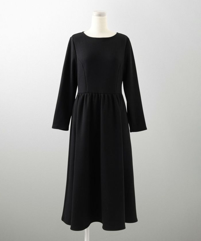 ボンバーヒート フィットアンドフレア ワンピース HUIT 全3色｜hit341